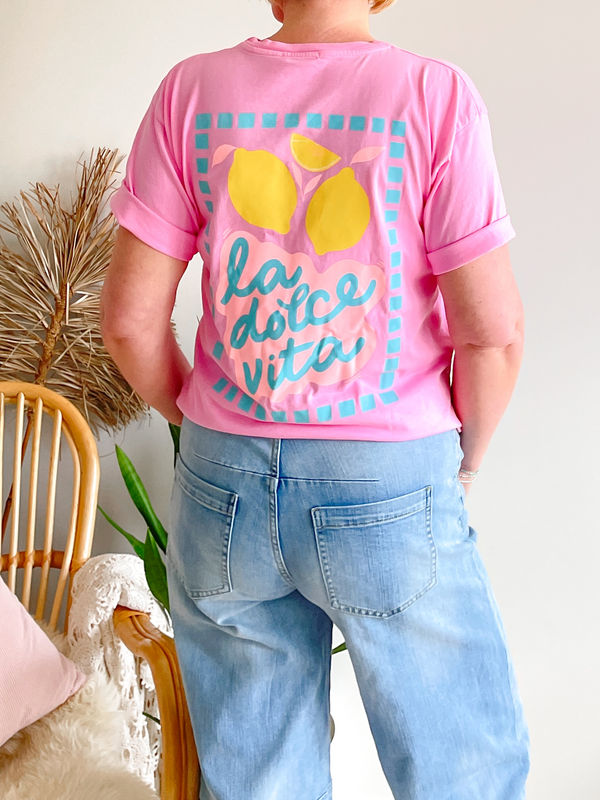 T shirt Dolce vita roze
