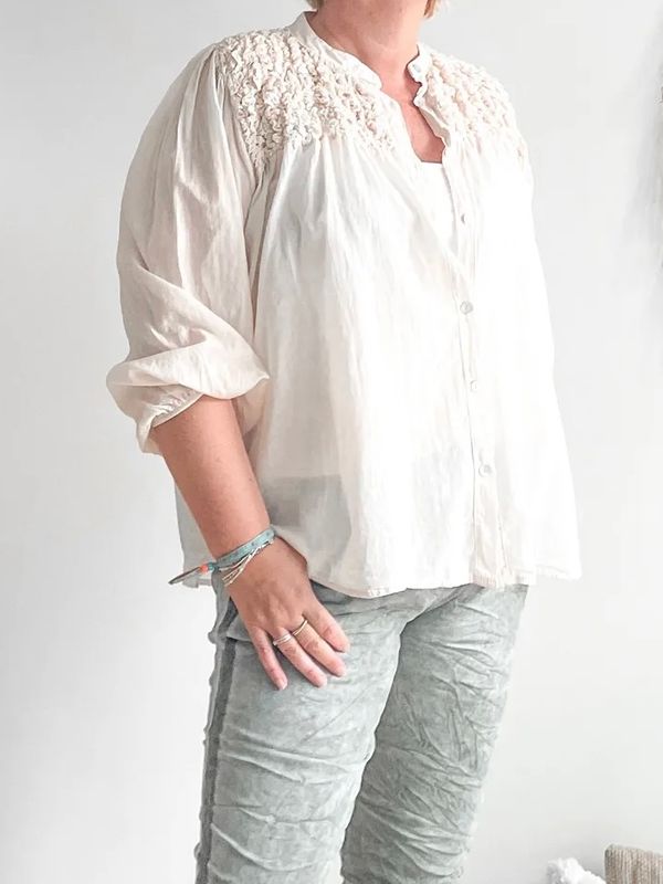 Maya blouse beige