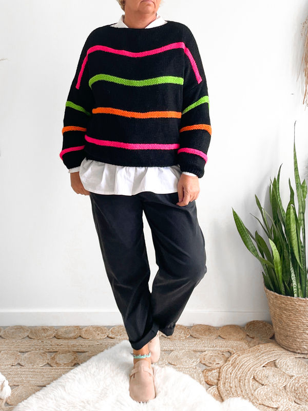 Trui Fluo stripe Trui Fluo stripe