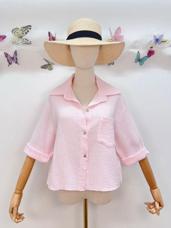Setje short tetra roze