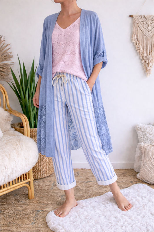 Vest Lacey jeansblauw curve Vest Lacey jeansblauw curve