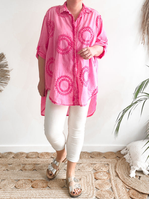 Blouse Claire fuchsia Blouse Claire fuchsia