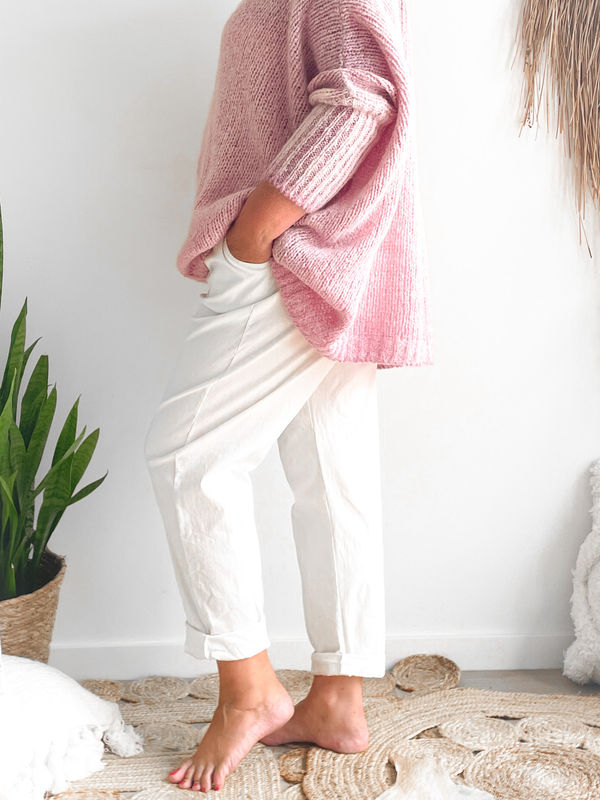 Broek Baggy ecru Broek Baggy ecru