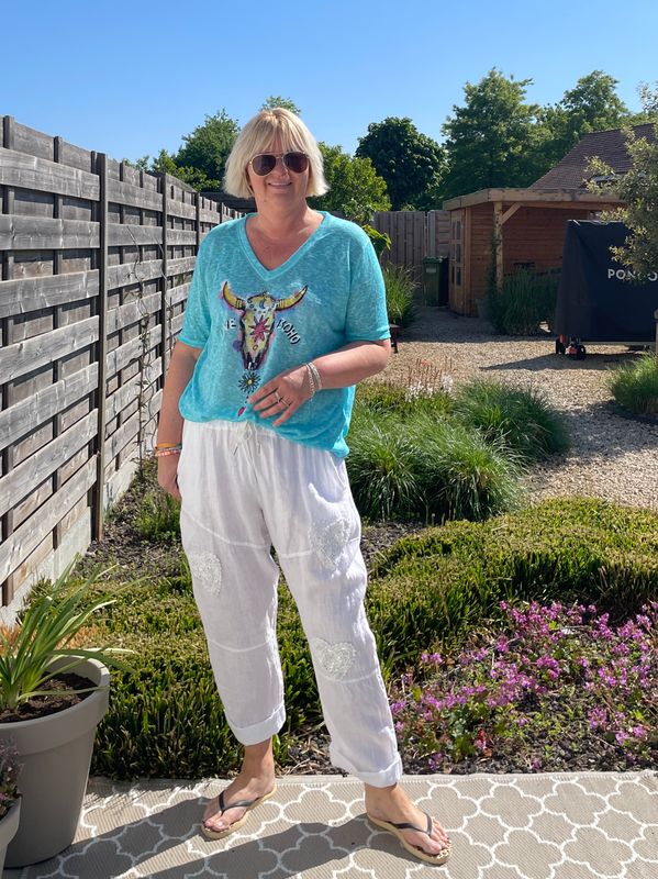 T shirt Buffalo turquoise 