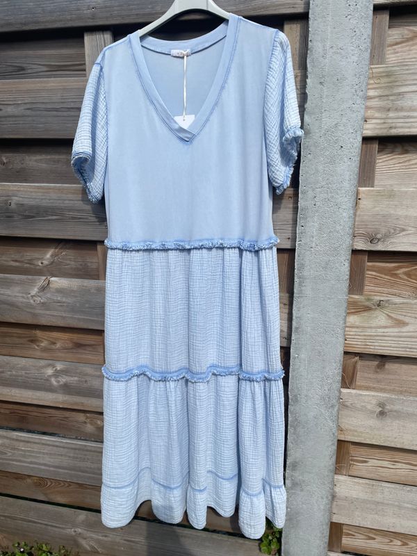 Robe coton bleu Robe coton bleu
