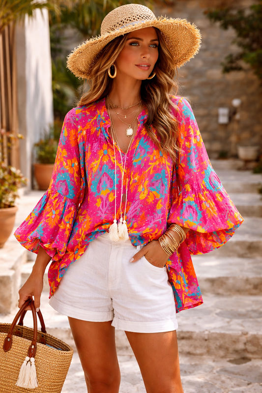 Blouse Tatjana roze