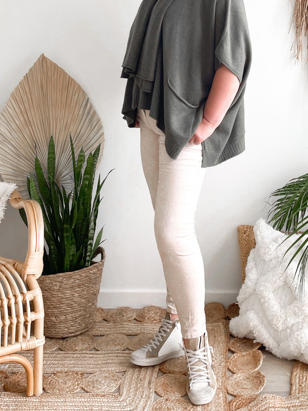 Broek Corduroy beige Broek Corduroy beige
