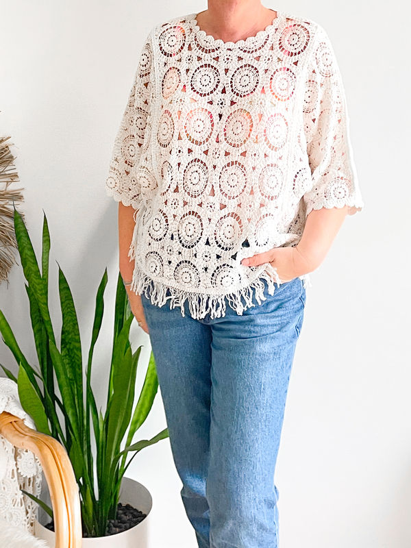 Top Crochet wit