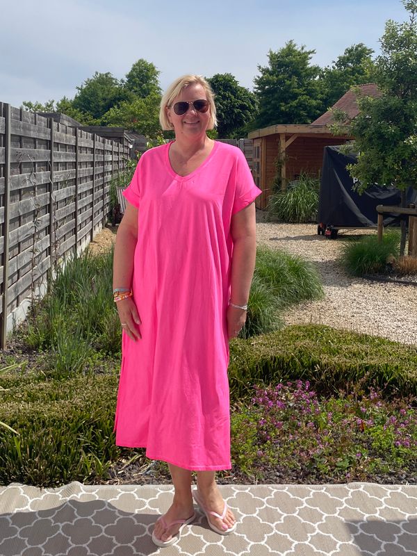 Robe Ina fluo rose Robe Ina fluo rose