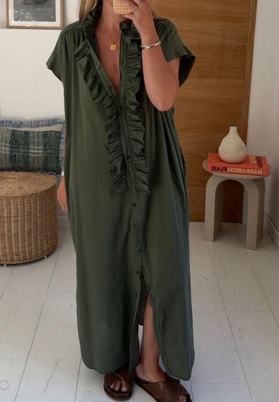 Jurk Allison kaki