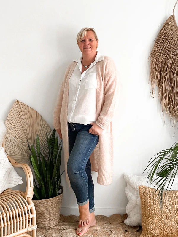 Gilet Dusty poederroze Gilet Dusty poederroze