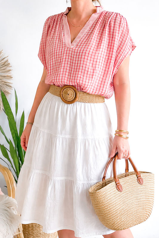 Blouse Celia peperrosa