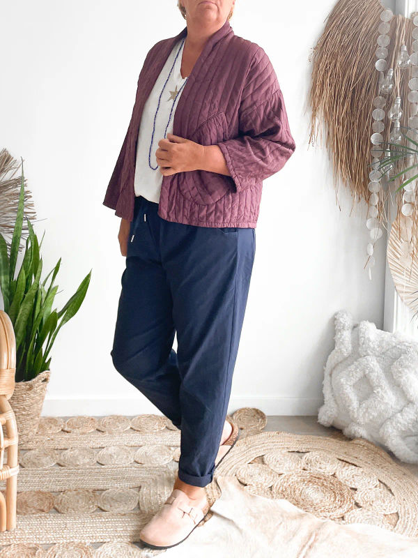 Kimono Alicia prune Kimono Alicia prune
