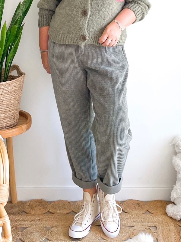 Pantalon Odile kaki