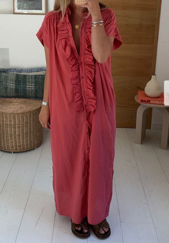 Jurk Allison framboise 