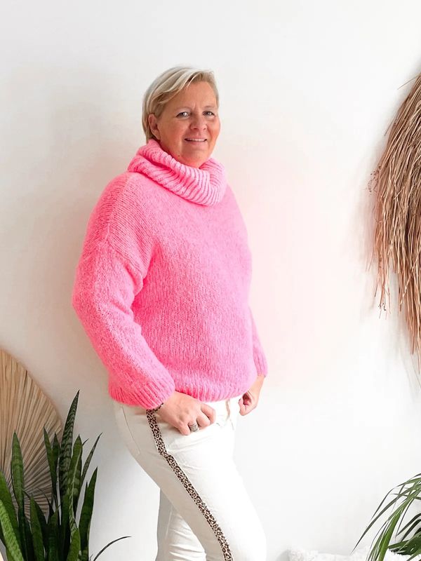 Trui Hélène roze Trui Hélène roze