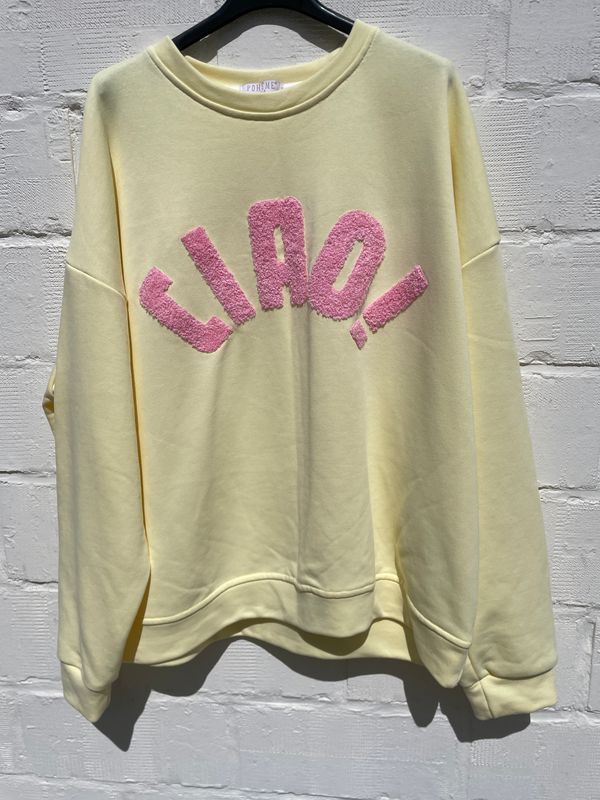 Ciao sweater geel