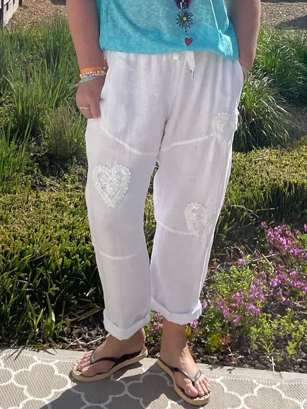 Broek Agathe wit Broek Agathe wit