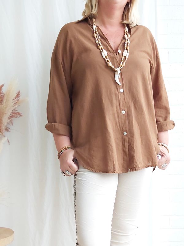 Blouse Fanny choco Blouse Fanny choco