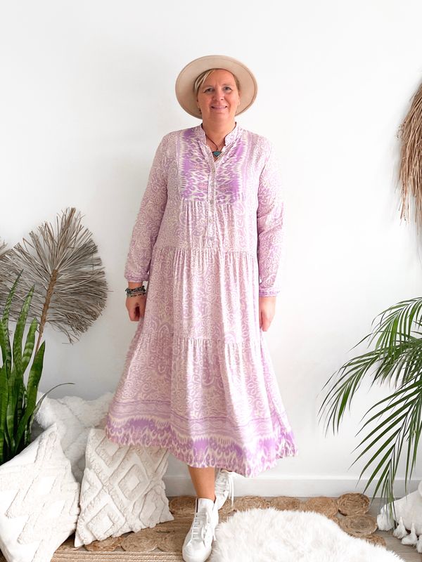 Jurk Rosie Lila Jurk Rosie Lila