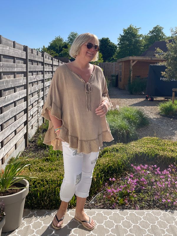 Blouse Freya camel