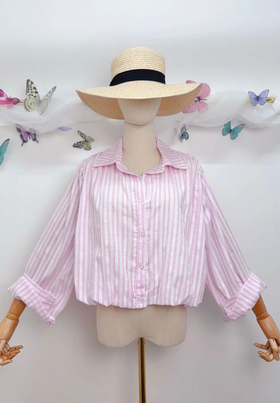 Blouse Ina roze