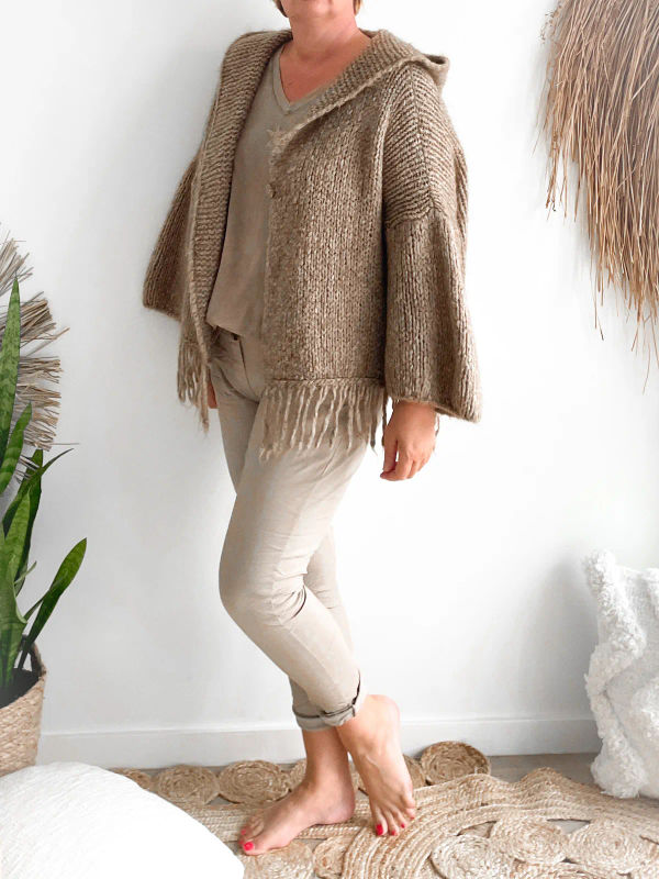 Gilet Hazel taupe Gilet Hazel taupe