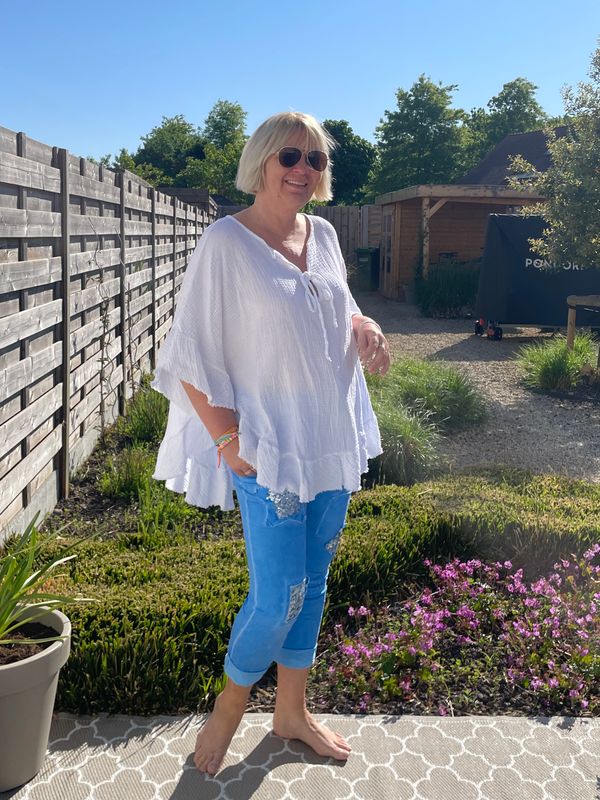 Blouse Freya blanc