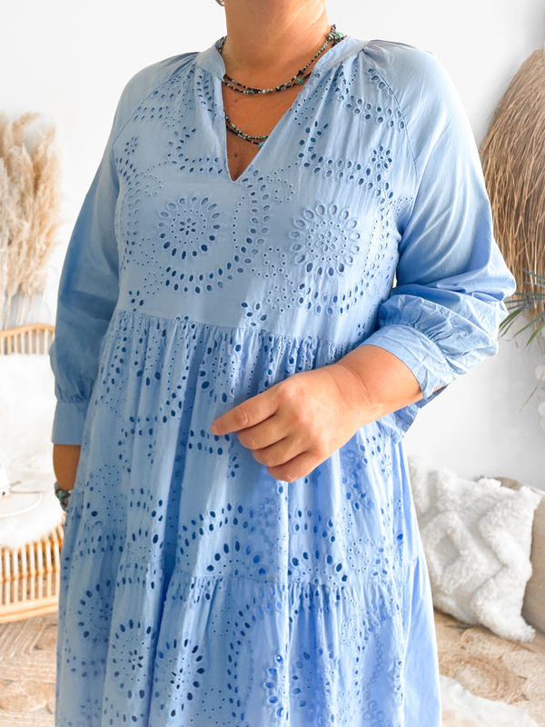 Jurk Camille blauw Jurk Camille blauw