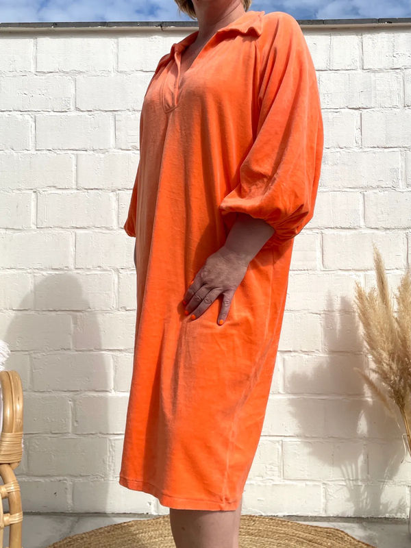 Jurk Terry oranje Jurk Terry oranje