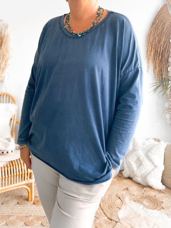 Top Farah blauw Top Farah blauw