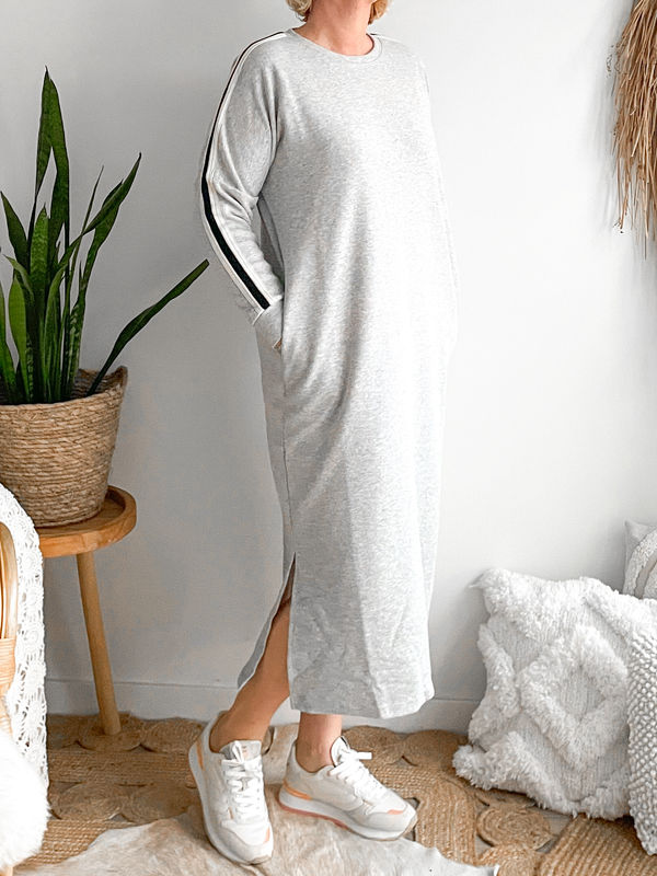 Noa sweater dress grey