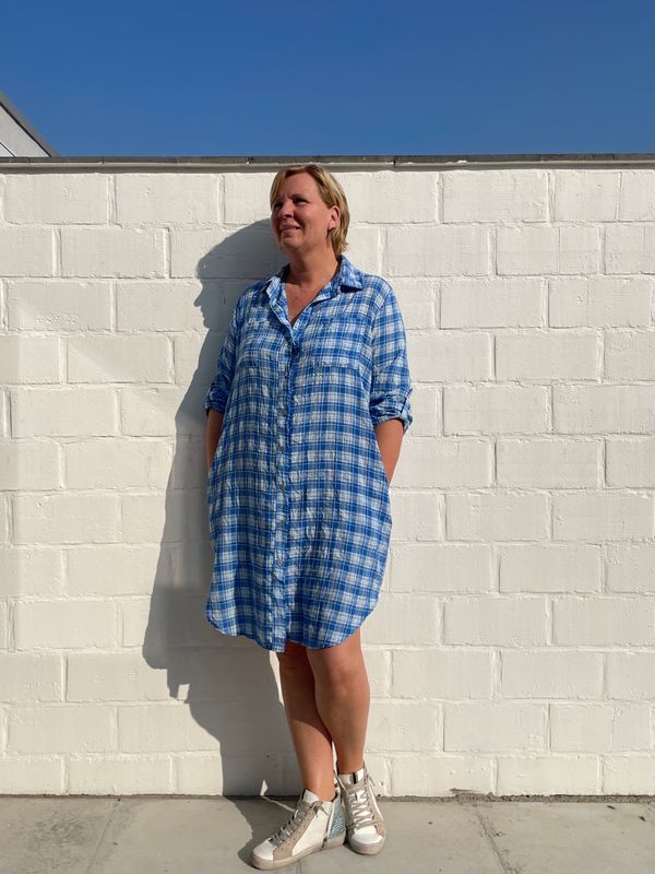 Hemdjurk Caro blauw Hemdjurk Caro blauw