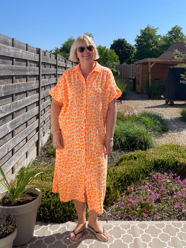Jurk Leo oranje Jurk Leo oranje