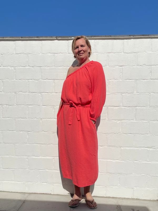Jurk Belle koraal Jurk Belle koraal