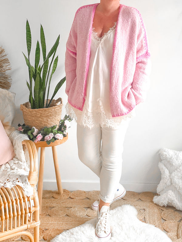 Gilet Ninette roze