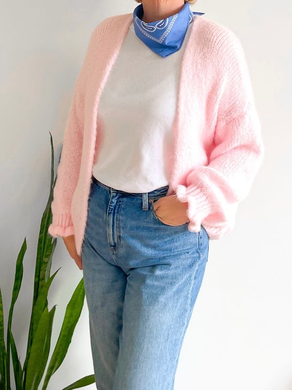 Cardigan roze Cardigan roze