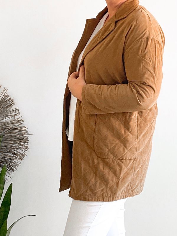 Vest velours camel Vest velours camel
