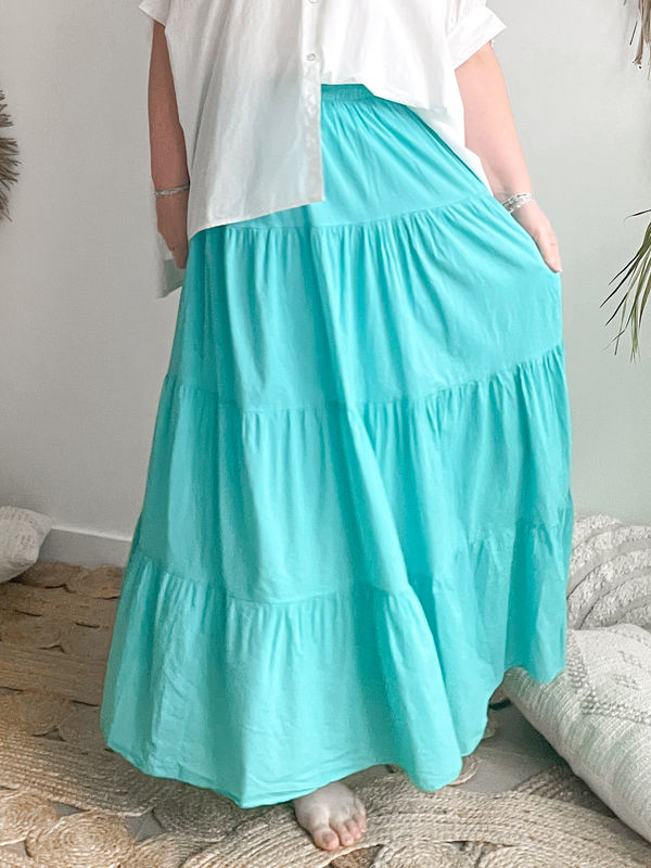Jupe Esmeralda turquoise 