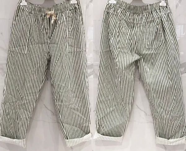 Broek Streep kaki