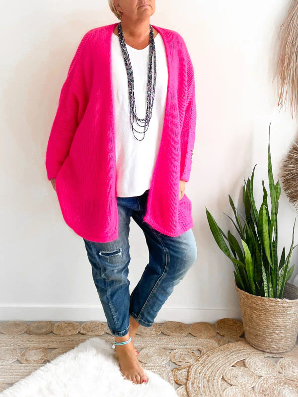 Gilet Amy fuchsia fluo Gilet Amy fuchsia fluo
