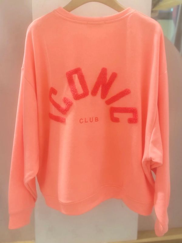 Sweater Iconic koraal