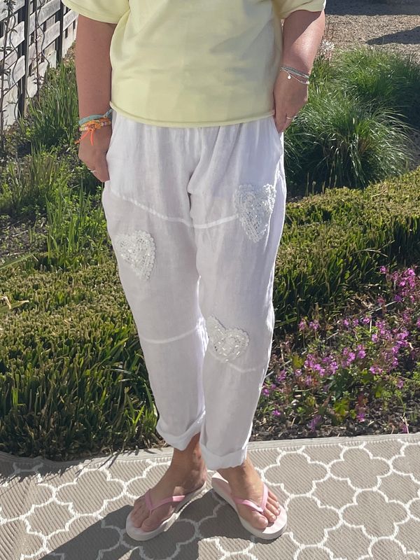 Broek Agathe wit Broek Agathe wit