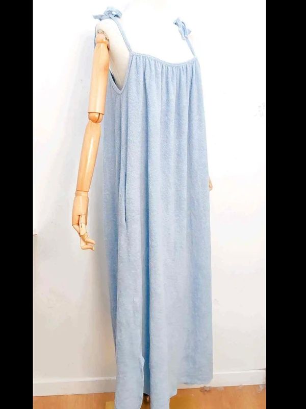 Jurk spons blauw Jurk spons blauw