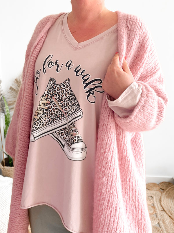 T shirt Walk roze T shirt Walk roze