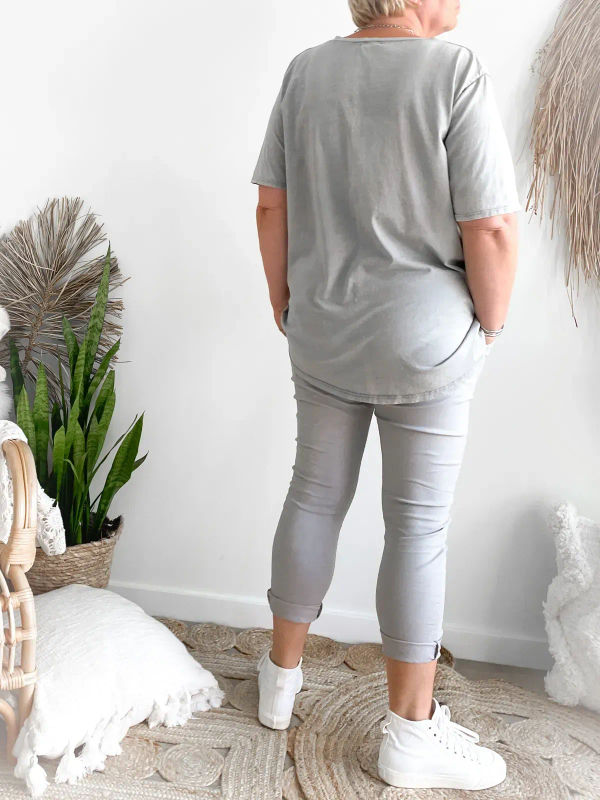 Broek Ines lichtgrijs Broek Ines lichtgrijs