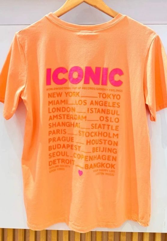 T shirt Iconic saumon 