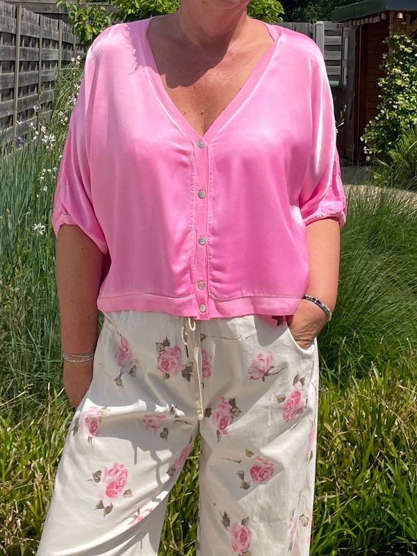 Gilet Anne roze