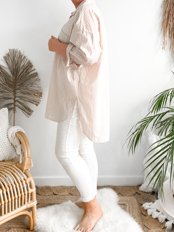 Blouse Louise zand Blouse Louise zand
