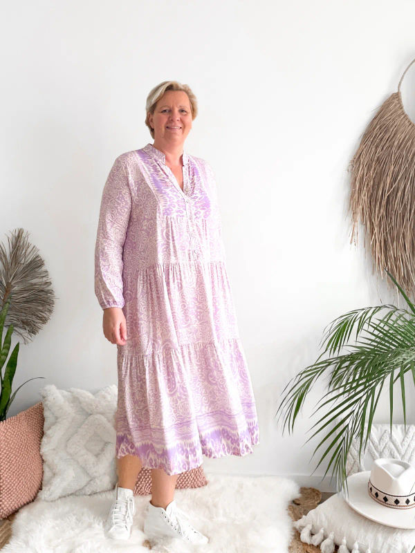 Jurk Rosie Lila Jurk Rosie Lila
